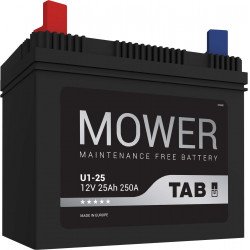 TOPLA 12V25Ah B+ (U1) fűnyíró EN 250A FŰNYÍRÓ TOPLA