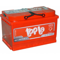 TOPLA ENERGY 12V75Ah B+ (L3) EN 750A SZEMÉLY EURÓPAI Akkumulátor TOPLA