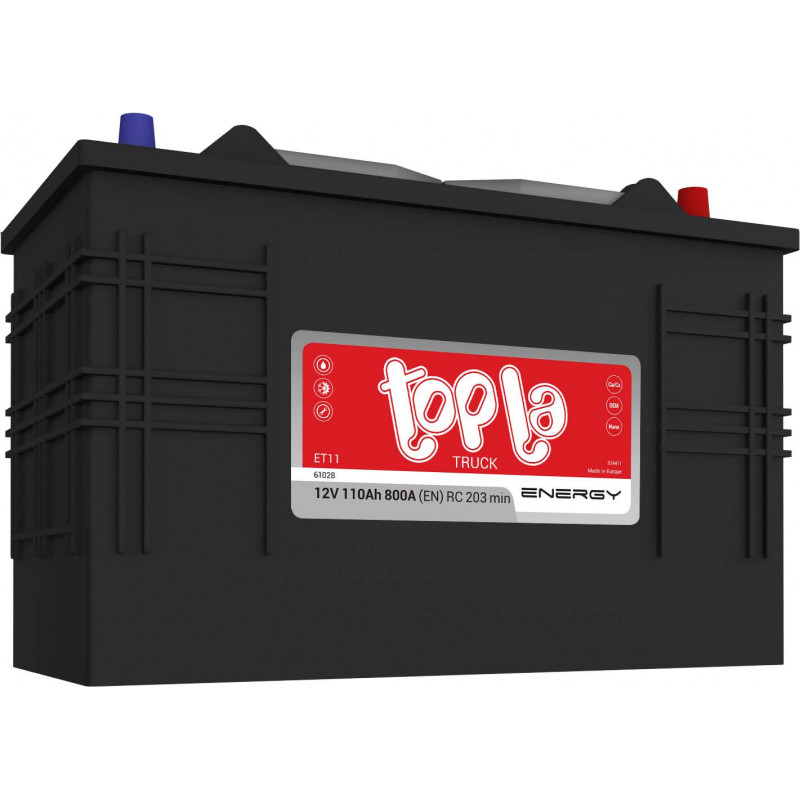 TOPLA JAPÁN 12V110Ah J+ (60528) EN 800A