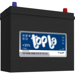 TOPLA-TOP JAPÁN 12V55AH J+ (54523/84) EN 540A Akkumulátorok Akkumulátor TOPLA