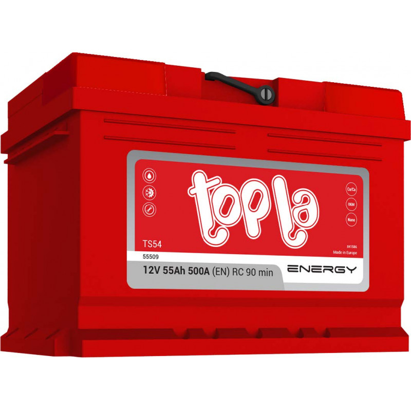 TOPLA ENERGY 12V55Ah J+ (L2b) EN 500A