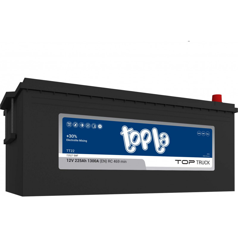 TOPLA-TOP TEHER 12V225Ah B+ (C) EN 1300A